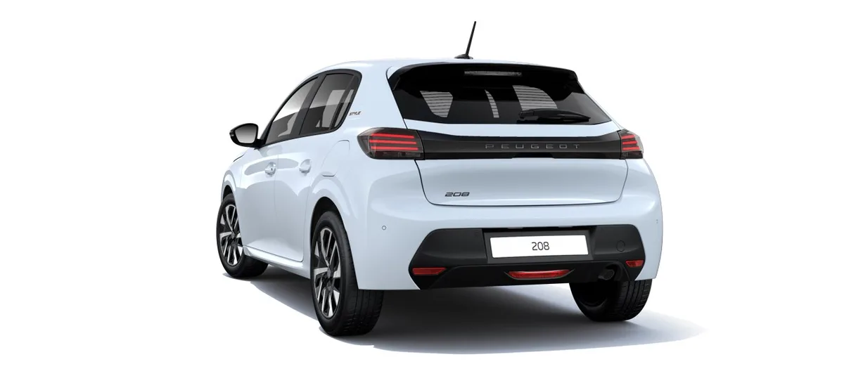 Peugeot Nouvelle 208 STYLE  100ch Sans plomb 5 portes Blanc Banquise — visuel 2