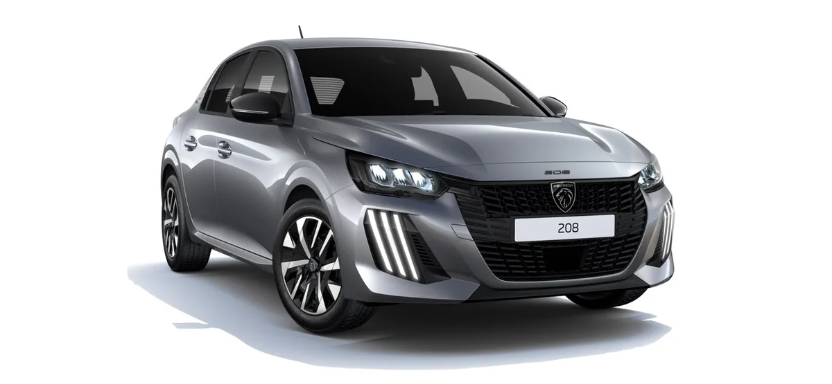 Peugeot Nouvelle 208 STYLE MHEV Micro Hybride 110ch Sans plomb 5 portes Gris Artense — visuel 2