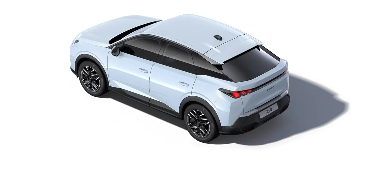 Peugeot Nouveau 3008 ALLURE MHEV Micro Hybride 145ch Sans plomb 5 portes Blanc Okénite vernis métallisée — visuel 3