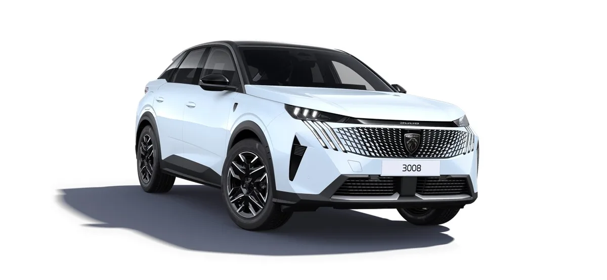 Peugeot Nouveau 3008 GT MHEV Micro Hybride 145ch Sans plomb 5 portes Blanc Okénite vernis métallisée — visuel 2