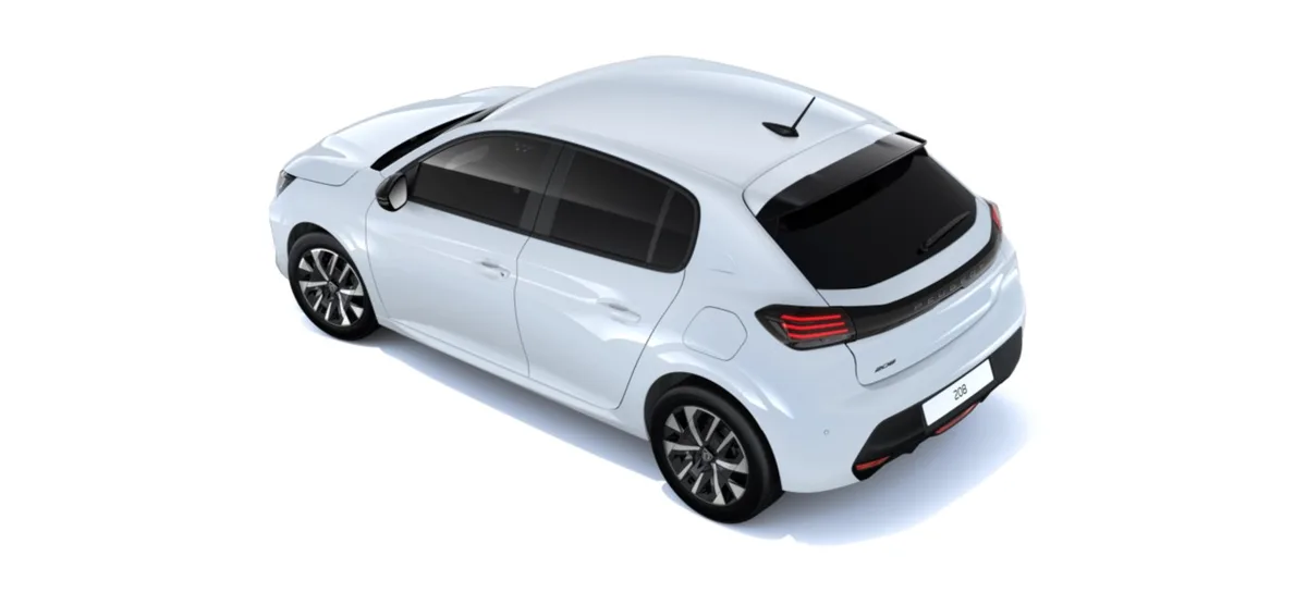 Peugeot Nouvelle 208 STYLE  100ch Sans plomb 5 portes Blanc Okénite vernis métallisée — visuel 3