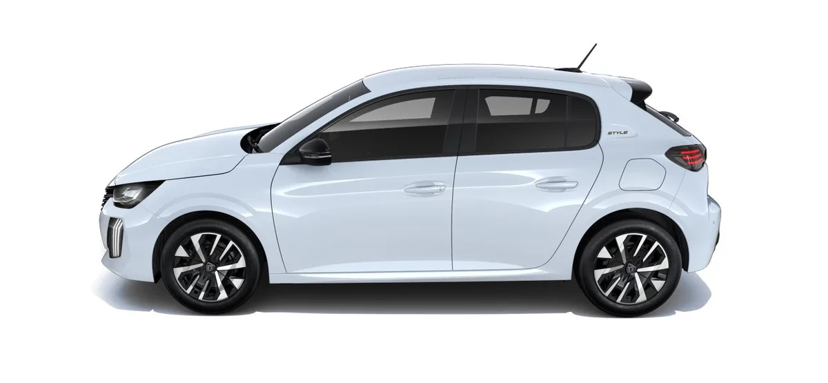 Peugeot Nouvelle 208 STYLE  100ch Sans plomb 5 portes Blanc Banquise — visuel 4