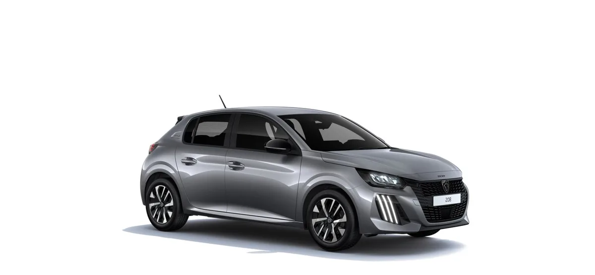 Peugeot Nouvelle 208 STYLE MHEV Micro Hybride 110ch Sans plomb 5 portes Gris Artense