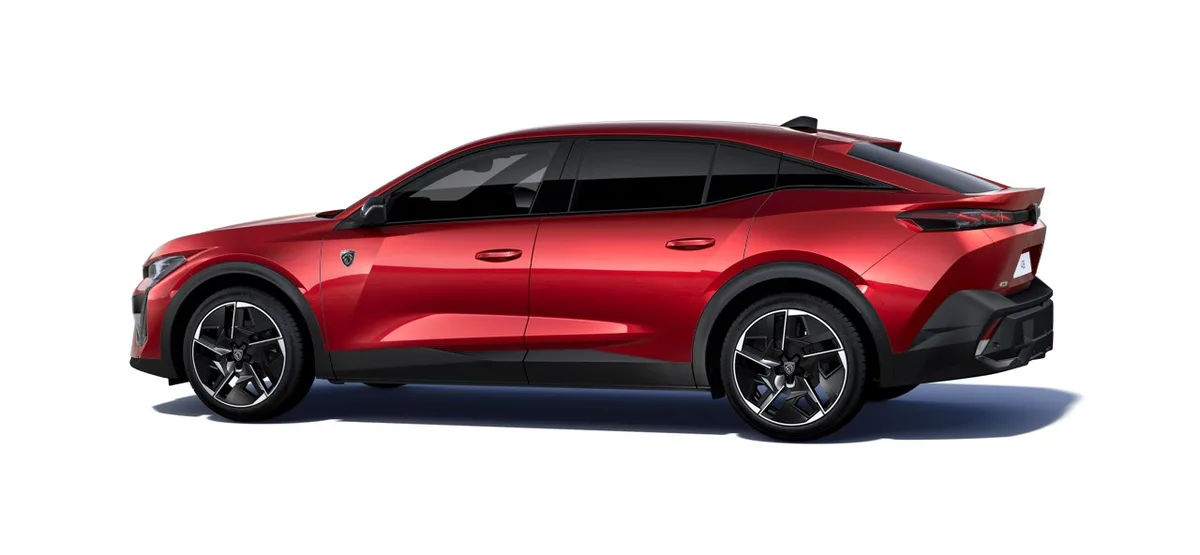 Peugeot 408 GT HYBRID Hybride 225ch Sans plomb 5 portes Rouge Elixir vernis — visuel 5
