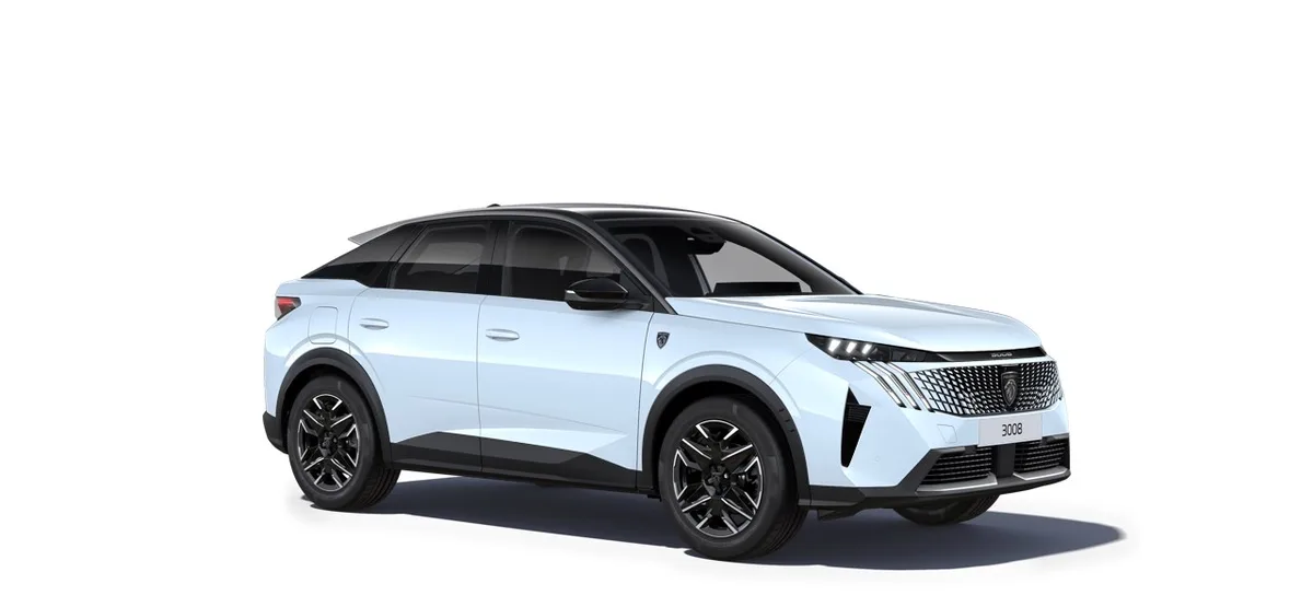 Peugeot Nouveau 3008 GT MHEV Micro Hybride 145ch Sans plomb 5 portes Blanc Okénite vernis métallisée