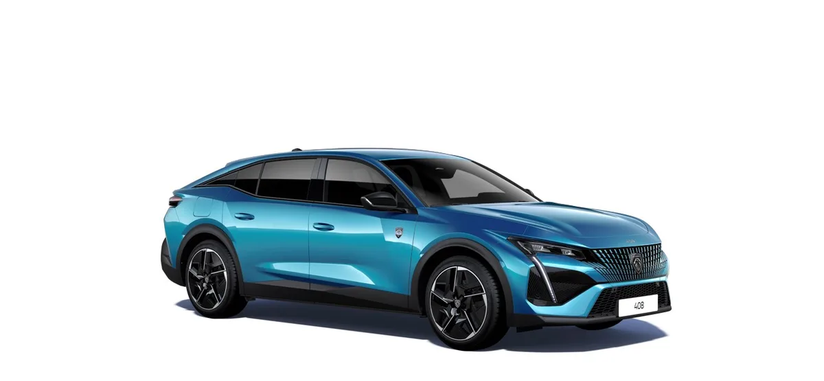 Peugeot 408 GT HYBRID Hybride 225ch Sans plomb 5 portes Bleu Obsession