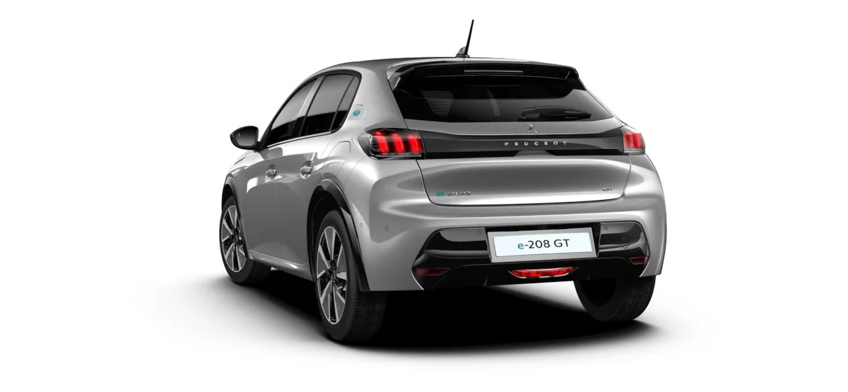 Peugeot 208 e-GT Electrique 136ch Electrique 5 portes Gris Artense — visuel 6