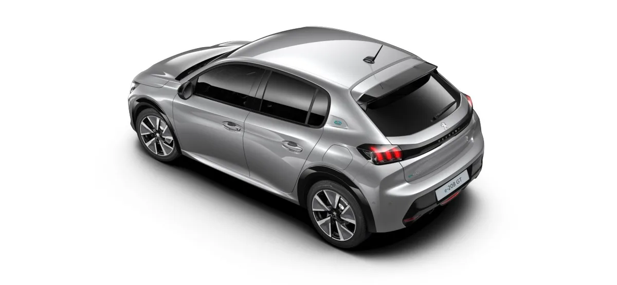 Peugeot 208 e-GT Electrique 136ch Electrique 5 portes Gris Artense — visuel 5
