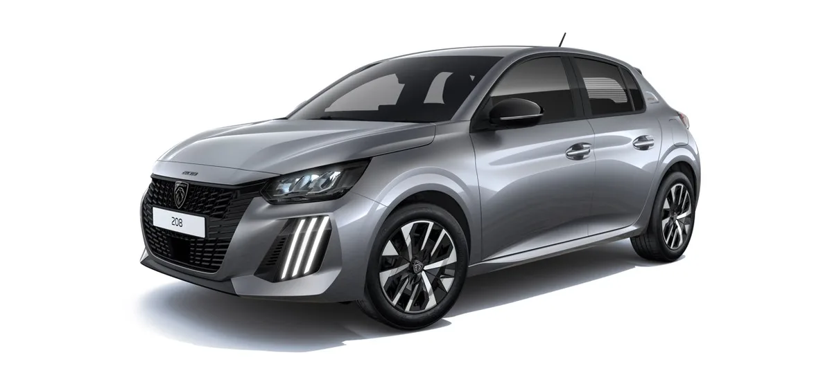 Peugeot Nouvelle 208 STYLE MHEV Micro Hybride 110ch Sans plomb 5 portes Gris Artense — visuel 3