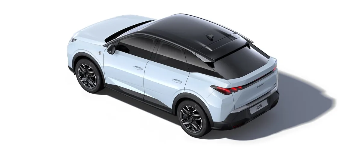 Peugeot Nouveau 3008 GT MHEV Micro Hybride 145ch Sans plomb 5 portes Blanc Okénite vernis métallisée — visuel 3