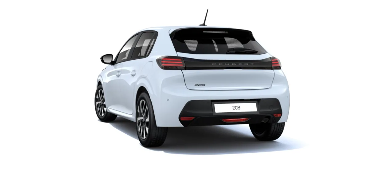 Peugeot Nouvelle 208 STYLE  100ch Sans plomb 5 portes Blanc Okénite vernis métallisée — visuel 2