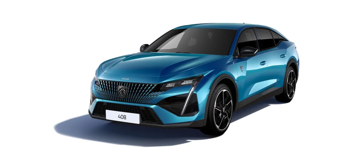 Peugeot 408 GT HYBRID Hybride 225ch Sans plomb 5 portes Bleu Obsession — visuel 3